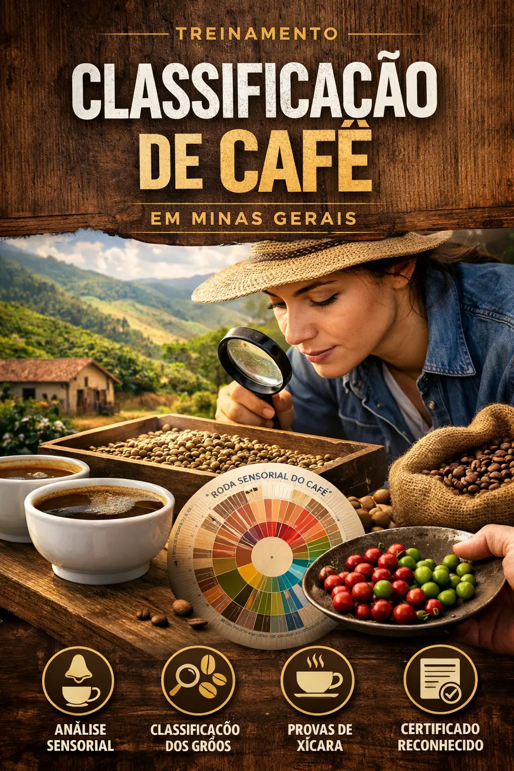 Treinamento Classificação de Café, em MG-lbcafe